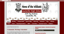Desktop Screenshot of louisvillehigh.com